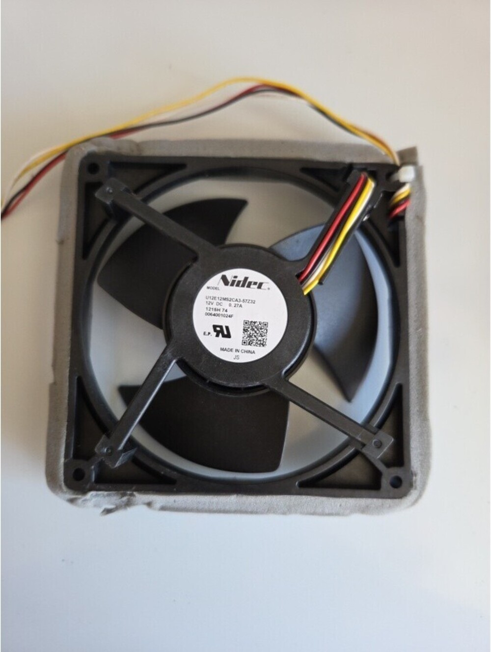 Refrigerator Fan Fan Cooling Gasket Assembly U12e12ms2ca3 57z32 Nidec 12v Dc A23